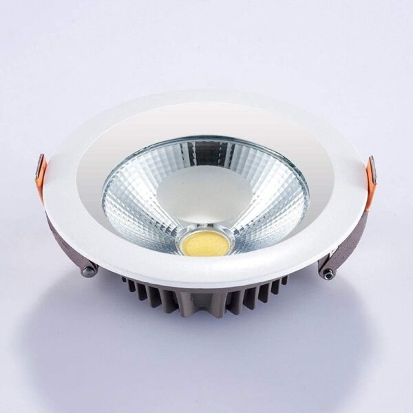 30W COB LED Warm White Downlight Spot Light Living Room Washroom Office Anti-glare Recessed Ceiling Light 6000K Embedded Recessed Spotlight Elsewedy ES-0113
