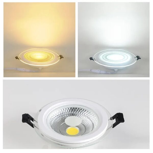 Led Glass Down light Recessed 5Watt 6000k White, Room, Kitchen, Bars, Bedrooms, Shops Elsewedy 0114 - Image 4