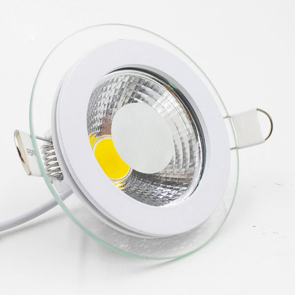 Led Glass Down light Recessed 5Watt 6000k White, Room, Kitchen, Bars, Bedrooms, Shops Elsewedy 0114 - Image 2