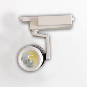 Led Track Lighting Head 30w Track Light 5000K Head Ceiling Spotlight Fixtures White Track Lighting Head for Accent Task Art, Flicker Free COB-1008-Elsewedy
