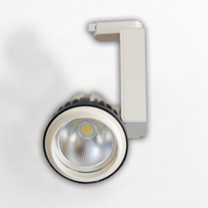 Led Track Lighting Head 30w Track Light 5000K Head Ceiling Spotlight Fixtures White Track Lighting Head for Accent Task Art, Flicker Free COB-1028-Elsewedy
