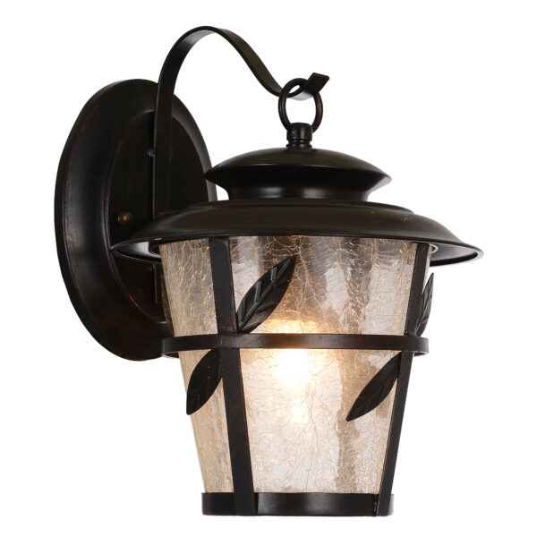 Wall Sconces for Garden, Modern Vanity Light Fixtures, Bronze Black Wall Mount Lighting Lanterns, Farmhouse Wall Lights with Clear Glass Shade for Bedroom Living Room Hallway IP44 E27 1050-1W-ELSEWEDY - Image 3