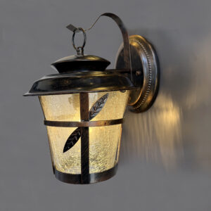 Wall Sconces for Garden, Modern Vanity Light Fixtures, Bronze Black Wall Mount Lighting Lanterns, Farmhouse Wall Lights with Clear Glass Shade for Bedroom Living Room Hallway IP44 E27 1050-1W-ELSEWEDY