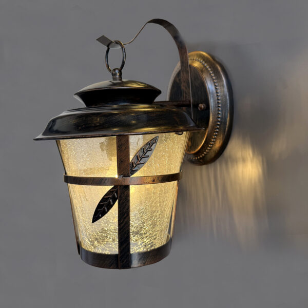 Wall Sconces for Garden, Modern Vanity Light Fixtures, Bronze Black Wall Mount Lighting Lanterns, Farmhouse Wall Lights with Clear Glass Shade for Bedroom Living Room Hallway IP44 E27 1050-1W-ELSEWEDY