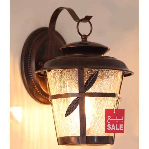 Wall Sconces for Garden, Modern Vanity Light Fixtures, Bronze Black Wall Mount Lighting Lanterns, Farmhouse Wall Lights with Clear Glass Shade for Bedroom Living Room Hallway IP44 E27 1050-1W-ELSEWEDY - Image 2