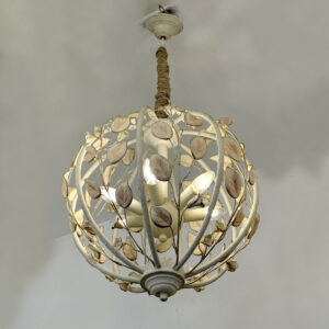 Ball Pendant Light Industrial Globe Pendant Lighting Fixtures 6-Light Vintage Sphere Chandelier Farmhouse Pendant Lamp Ceiling Hanging Light for Kitchen Island Dining Room Bedroom E14 130506-ELSEWEDY