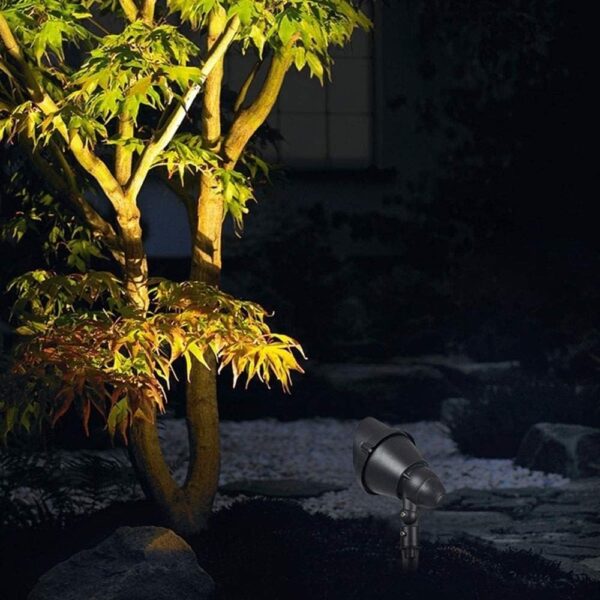 ELSEWEDY Landscape Lights Low Voltage Spot Lights for Outdoor Flood Lighting Spike Light 3000K IP65 with Metal Spike and Connector Garden Light 12W & 15W - Image 3
