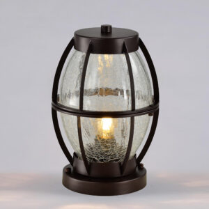 Outdoor Gate Lamp Fence Post Lamp Popular Pillar Lamp Outdoor Retro Waterproof Column Light Garden Balcony Villa Community Corridor Lamps IP44 E27 2229-1G-ELSEWEDY