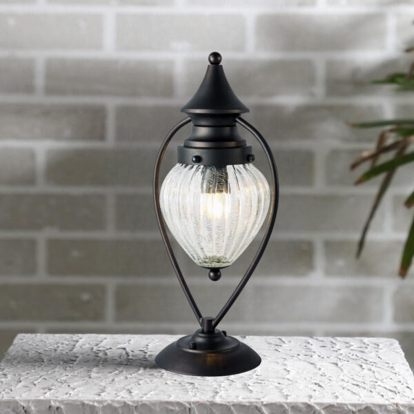 Outdoor Gate Lights - Rust-Resistant, Waterproof Fixtures for Home, Garden, Resort, and Farmhouse | Shahi Design with Lamp Post Lighting IP44 E27 2230-1G-ELSEWEDY (Bulb NOT Included)  - Image 2
