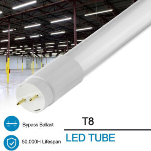 T8 LED Rod 4 Foot, 22 Watt Equivalent, Type A Tube Light, Plug & Play, T8 or T12 LED Fluorescent Replacement, Frosted, 3000K Warm White, 4000K Cool White 22W-T8-ELSEWEDY