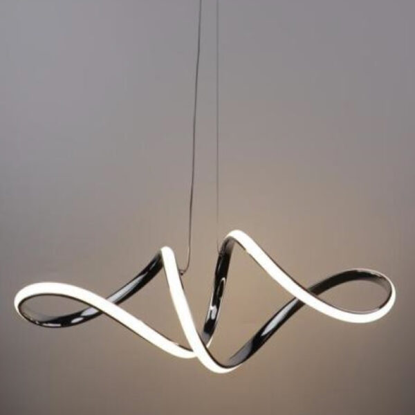 Kitchen Island Pendant Light - Adjustable Chrome Chandelier for Dining Room & Kitchen, 30W LED Hanging Fixture Over Table 23116-D01A-CH-ELSEWEDY