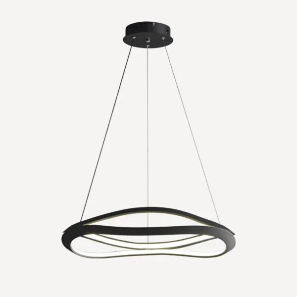 LED Pendant Light Dining Table Pendant Light Modern Pendant Light Adjustable Pendant Light Black Color Pendant Light Dining Room Kitchen, Living Room, Office Lamp 24022-800-BK-ELSEWEDY - Image 3