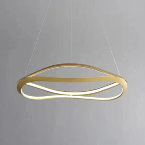 LED Pendant Light Dining Table Pendant Light Modern Pendant Light Adjustable Pendant Light Gold Color Pendant Light Dining Room Kitchen, Living Room, Office Lamp 24022-800-GD-ELSEWEDY