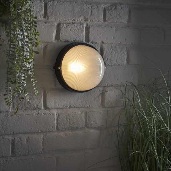 Wall Light Bulkhead Light Round Light Room Lamp Wall lamp die cast Aluminum White Ceiling lamp E27 Light IP54 Egylux 3012SB-EGX - Image 4