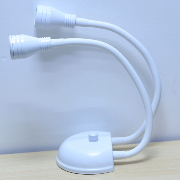Bedside Reading Wall Light, AC85-265V LED Flexible Gooseneck Reading Study Bed Lamp OFF/ON Switch Bedroom, Living Room, Study Room(3000K Warm White-2*3W) Elsewedy 64-25C-SPOTLIGHT - Image 2