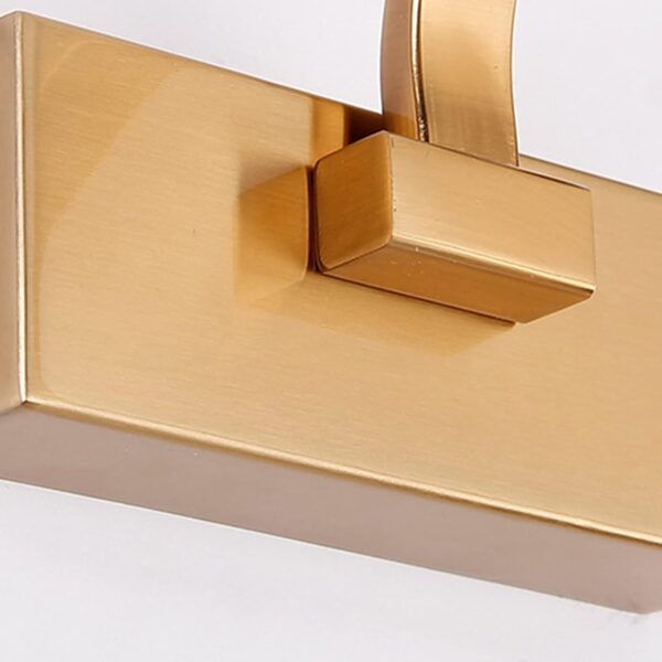 Vanity Lighting Led Mirror Front Light Minimalist Waterproof Moisture-Proof Wall Lamp Bathroom Golden Hardware Acrylic Mirror Lamp Bath Lights 703/L-Elsewedy Gold Color Body - Image 2