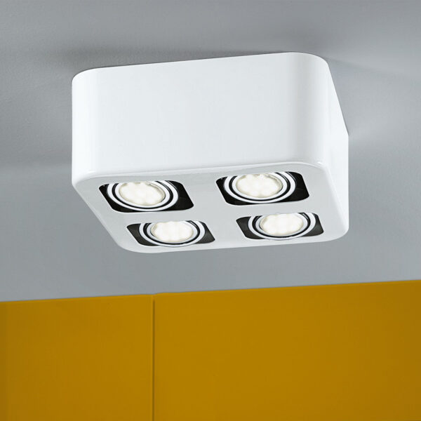 Spotlight GU10 4 Lamps Warm White 3000K Eglo TORENO 93013-EGLO