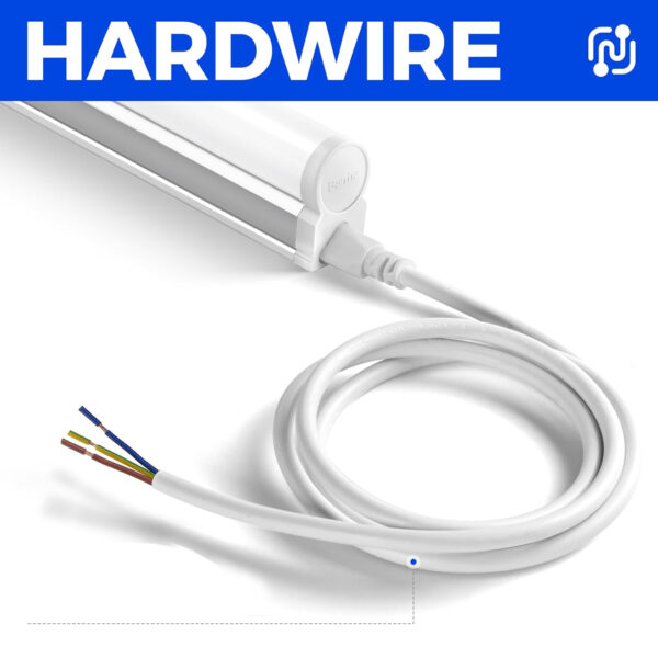 Led Batten Light 2ft 60cm, T5 Led Tube Lights, 900lm 9W 3000K-4000K-6500K Super Bright, Day White-Cool White-Warm White- LED Garage Workshop Lighting, Wall and Ceiling Batten Lights 9W-T5-ELSEWEDY - Image 4