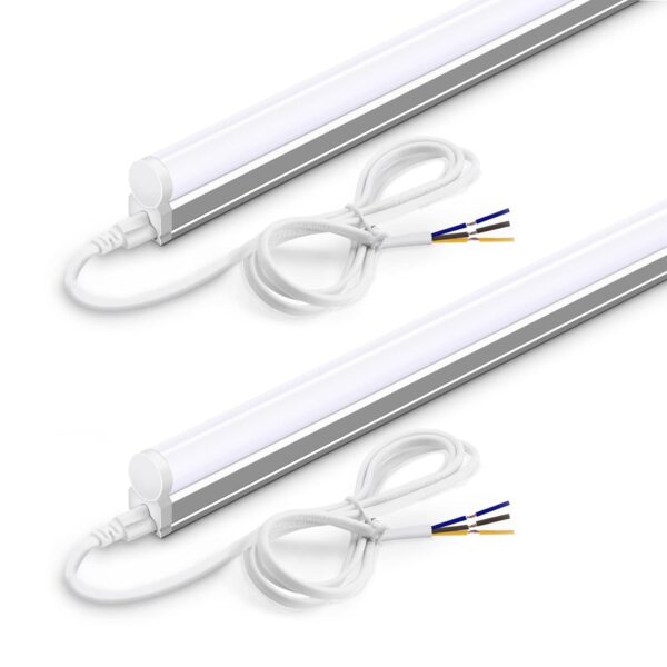 Led Batten Light 2ft 60cm, T5 Led Tube Lights, 900lm 9W 3000K-4000K-6500K Super Bright, Day White-Cool White-Warm White- LED Garage Workshop Lighting, Wall and Ceiling Batten Lights 9W-T5-ELSEWEDY - Image 5