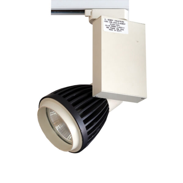 Led Track Lighting Head 30w Track Light 5000K Head Ceiling Spotlight Fixtures White Track Lighting Head for Accent Task Art, Flicker Free COB-1028-Elsewedy - Image 2