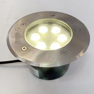 6Watts 3000K In Ground LED Lights Round Buried Light Stainless steel material IP67 waterproof High load-bearing floor spotlight for gardens, stairs, architecture illumination D4067-6W-ELSEWEDY