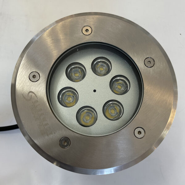 6Watts 3000K In Ground LED Lights Round Buried Light Stainless steel material IP67 waterproof High load-bearing floor spotlight for gardens, stairs, architecture illumination D4067-6W-ELSEWEDY - Image 2