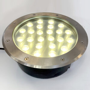 24W Garden Buried Light Outdoor Spotlight IP67 Waterproof Recessed Ground Light AC85-265V for Yard, Walkway, Patio, Step, Path, Villa Underground Lights (Color : Warm White, Size : 24W) 3000K D4070-Elsewedy
