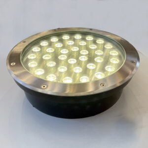 36W Garden Buried Light Outdoor Spotlight IP67 Waterproof Recessed Ground Light AC85-265V for Yard, Walkway, Patio, Step, Path, Villa Underground Lights (Color : Warm White, Size : 36W) 3000K D4071-Elsewedy