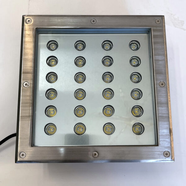 36Watts 3000K In Ground LED Lights Square Buried Light Stainless steel material IP67 waterproof High load-bearing floor spotlight for gardens, stairs, architecture illumination D4074-1-Elsewedy - Image 2