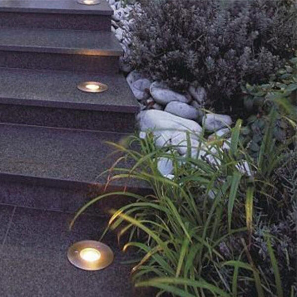 2W LED In Ground Lights Mains Powered Outdoor Underground Lights Buried Lights P67 Waterproof Low Voltage Landscape Lights for Garden, Patio, Step, Pathway, Driveway D4075-2W-ELSEWEDY - Image 2