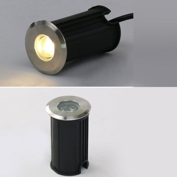2W LED In Ground Lights Mains Powered Outdoor Underground Lights Buried Lights P67 Waterproof Low Voltage Landscape Lights for Garden, Patio, Step, Pathway, Driveway D4075-2W-ELSEWEDY - Image 6