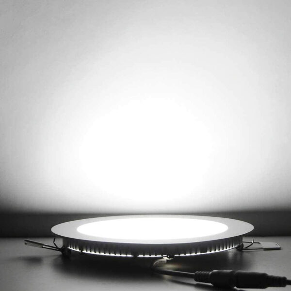 Elsewedy Ceiling Light Led 18W Round Slim Panel White & Warm White Light Modern Recessed Ceiling light 3000K/6000K 80-100Lm for Living Room Dinning Room Study Balcony Corridor - Image 4