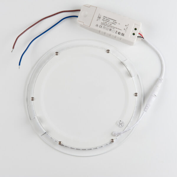 Elsewedy Ceiling Light Led 18W Round Slim Panel White & Warm White Light Modern Recessed Ceiling light 3000K/6000K 80-100Lm for Living Room Dinning Room Study Balcony Corridor - Image 5