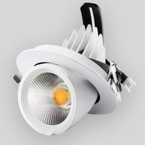 High Color Rendering 20W 6000K Clothing Store Led Spotlights, Adjustable COB Trunk Lights, Storefront Recessed Ceiling Lights, Commercial Shop Lamps Elsewedy ES-0119