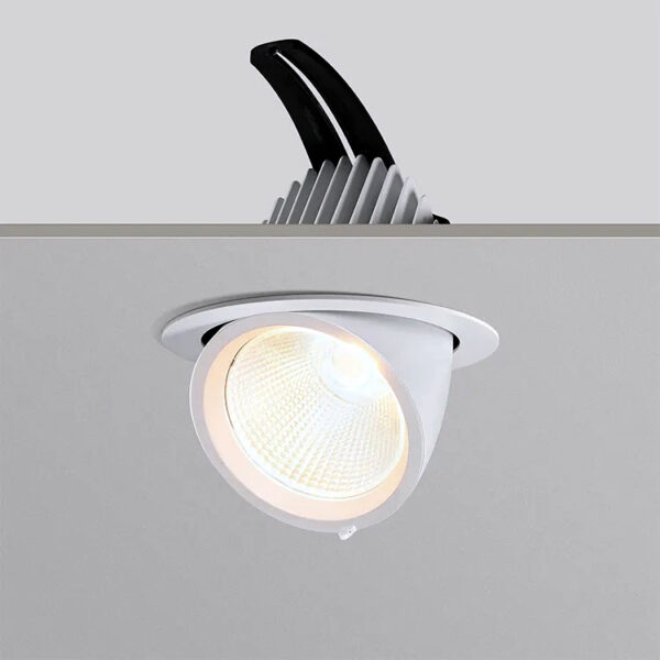 High Color Rendering 20W 6000K Clothing Store Led Spotlights, Adjustable COB Trunk Lights, Storefront Recessed Ceiling Lights, Commercial Shop Lamps Elsewedy ES-0119 - Image 2