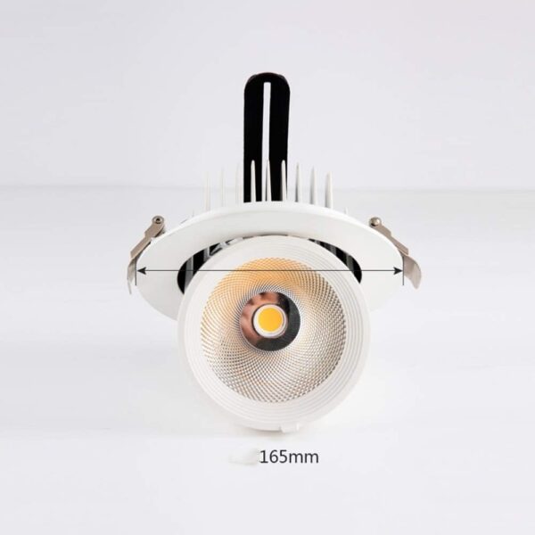 High Color Rendering 20W 6000K Clothing Store Led Spotlights, Adjustable COB Trunk Lights, Storefront Recessed Ceiling Lights, Commercial Shop Lamps Elsewedy ES-0119 - Image 6
