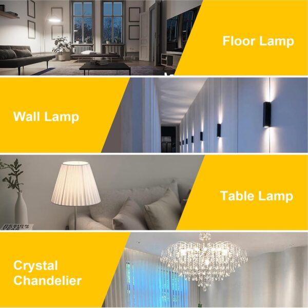 G9 LED Bulb 4.5W, CCT Non-Dimmable, 3000K/ 4000K/ 6000K, Warm White/ Natural White/ Cool White, 30 Watt T4 G9 Halogen Equivalent, 120V No-Flicker, Chandelier Lighting 400LM G9-3C-ELSEWEDY - Image 2