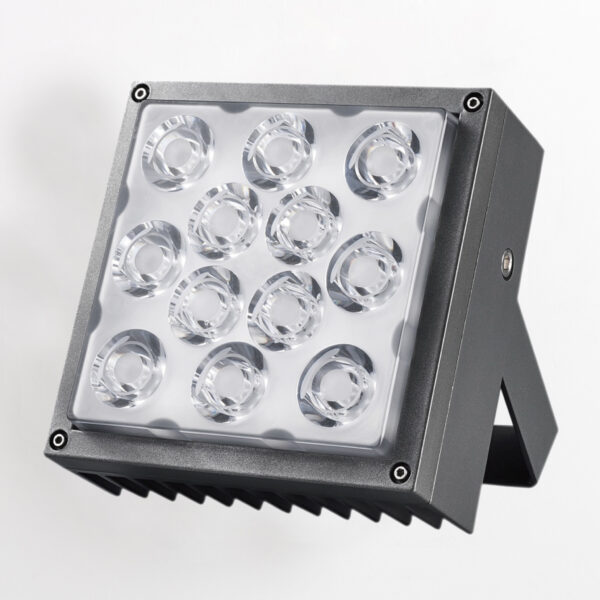 36W LED Flood Light Outdoor, IP65 Waterproof colorful Light, 1800K, Blue, Red, Flood Lights for Backyard, Garden, Garage, Playground JN006