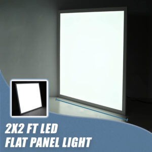Elsewedy LED Panel Light 2x2 feet, White LED Drop Ceiling Office Lights, 60W=150W Indoor Commercial Flat Backlit Fixture, 5800LM, 6000 Kelvin Dustproof & Troffer Recessed Edge-Lit Design LEDPANEL-60X60-WH