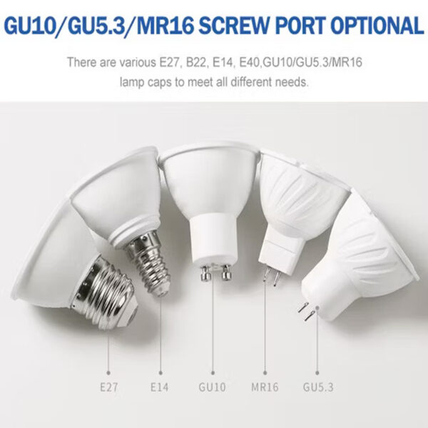 GU10 LED Light Bulb, 3000K/4000K/6500K,  Warm White/ Natural White/ Cool White, 6W/ 6.5W 600LM CCT Button, Equivalent to 50W Halogen Spotlight Bulb, Dimmable, 220V, 38°Beam Angle, GU10 -CCT-Elsewedy - Image 3