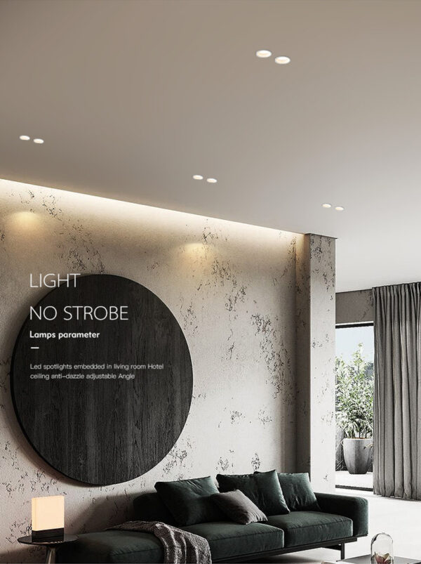 Recessed Round Ceiling IP54 Light, 7w,15w,30w Downlights, Warm White, Natural White, Day White 3000k,4000k,6000K Kelvin Light, LED Spotlights for Bathroom, Kitchen, Living Room TPTD-Elsewedy - Image 11