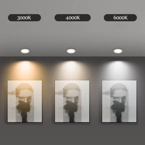 Recessed Round Ceiling IP54 Light, 7w,15w,30w Downlights, Warm White, Natural White, Day White 3000k,4000k,6000K Kelvin Light, LED Spotlights for Bathroom, Kitchen, Living Room TPTD-Elsewedy - Image 10