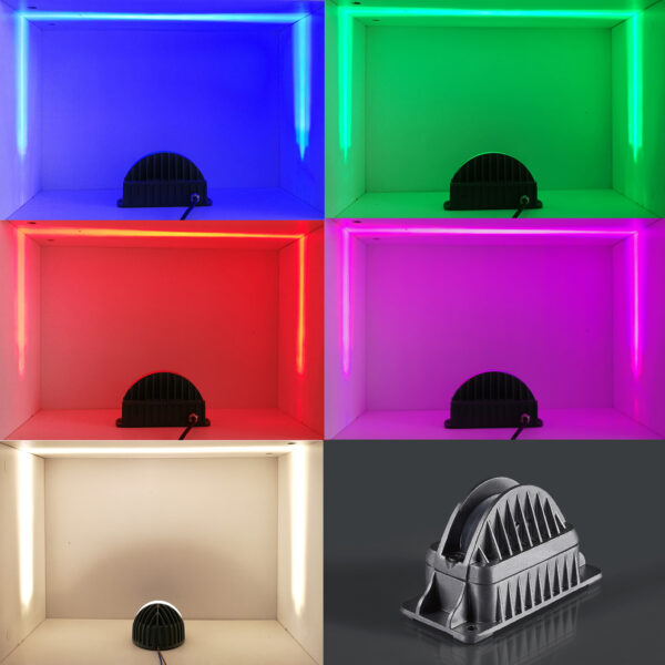 Elsewedy LED Window Sill Light, 180 Degree Corridor Ray Light,10W Wall Sconce, Colorful Door Frame Line Wall Lamps for Bedroom Aisle Bar Family - Image 4