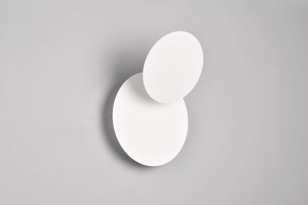 Modern Wall Sconce 29W Outdoor Wall Light, White Light Fixture Versatile Style Wall Lantern for Courtyard/Yard 3000K Warm Lights Round White Outdoor Wall Light X089105-Elsewedy - Image 4