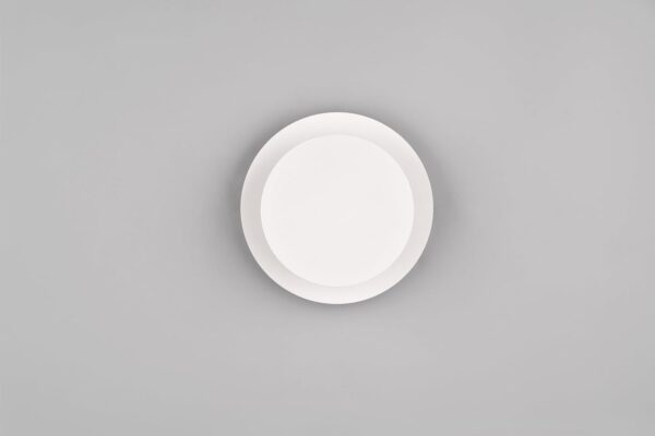 Modern Wall Sconce 29W Outdoor Wall Light, White Light Fixture Versatile Style Wall Lantern for Courtyard/Yard 3000K Warm Lights Round White Outdoor Wall Light X089105-Elsewedy - Image 3