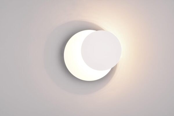 Modern Wall Sconce 29W Outdoor Wall Light, White Light Fixture Versatile Style Wall Lantern for Courtyard/Yard 3000K Warm Lights Round White Outdoor Wall Light X089105-Elsewedy - Image 10