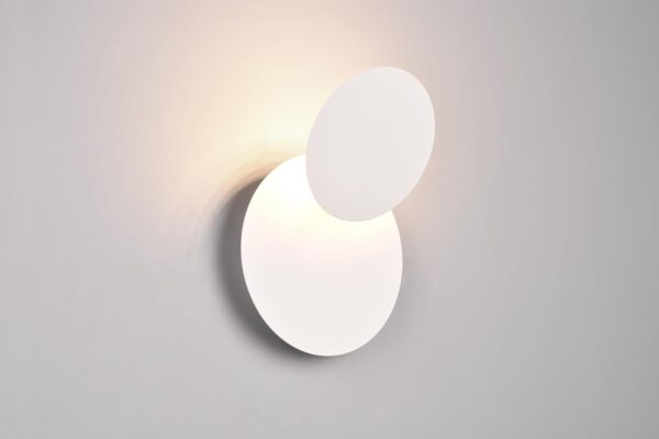 Modern Wall Sconce 29W Outdoor Wall Light, White Light Fixture Versatile Style Wall Lantern for Courtyard/Yard 3000K Warm Lights Round White Outdoor Wall Light X089105-Elsewedy - Image 7