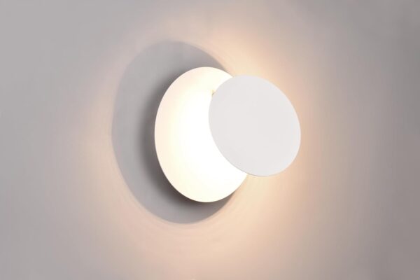 Modern Wall Sconce 29W Outdoor Wall Light, White Light Fixture Versatile Style Wall Lantern for Courtyard/Yard 3000K Warm Lights Round White Outdoor Wall Light X089105-Elsewedy - Image 5